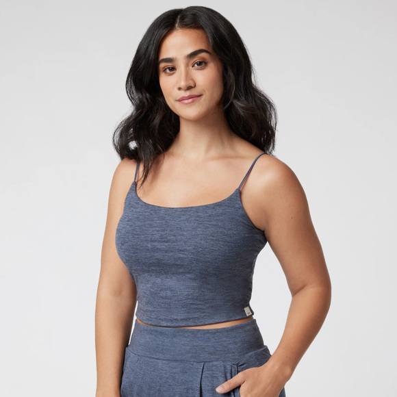 Vuori Tops - Vuori Lux Cami Blue Heather XS MINT